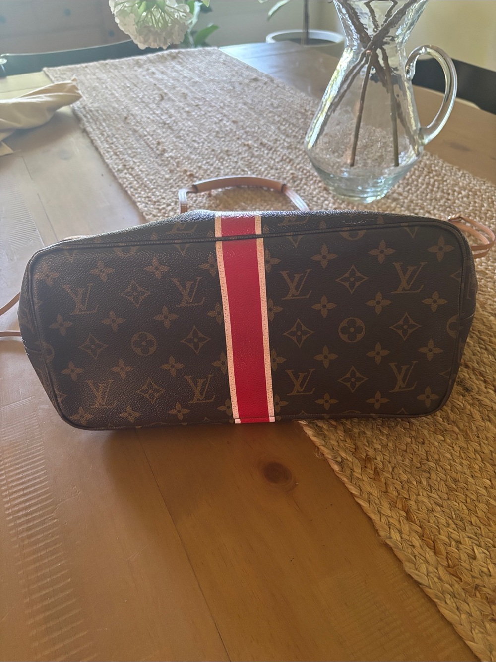 Louis Vuitton Brown Neverfull MM Tote - Picture 8 of 17